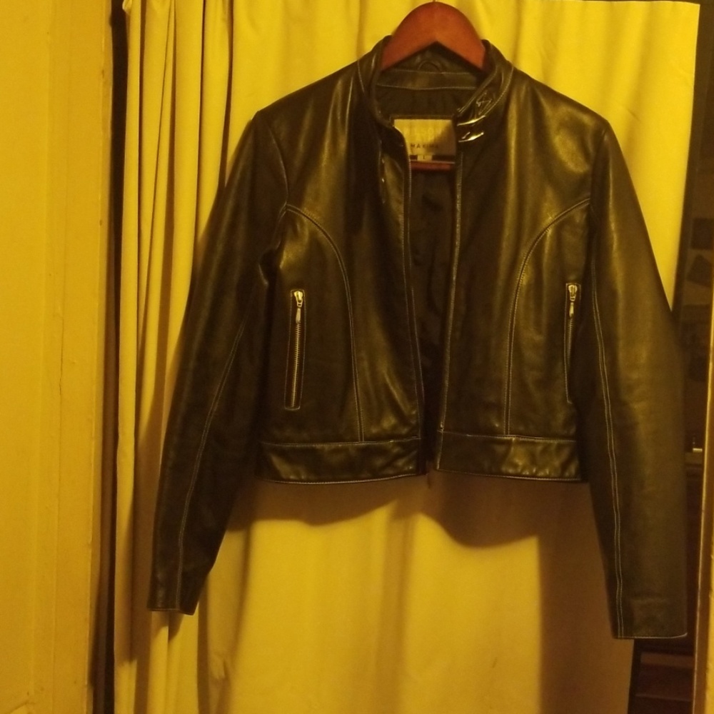Vintage Wilson's leather moto jacket